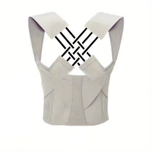 Posture Corrector for Men and Women, Invisible Shoulder Opening Back Support Belt, Anti-Slouching Posture Brace, Back Alignment Belt