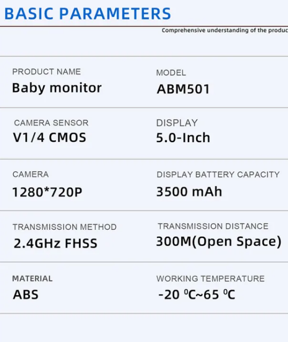 Smart Wireless Video Baby Monitor