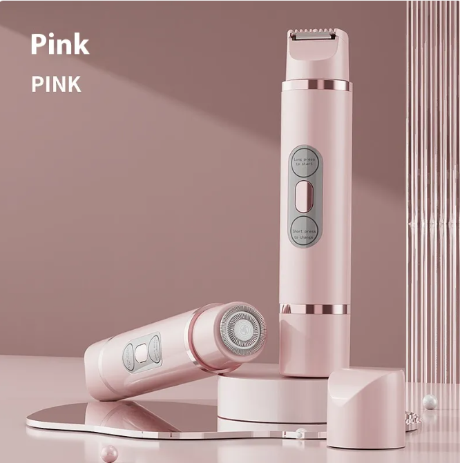 Dual-Head Electric Shaver for Women – Painless Hair Removal Anywhere
