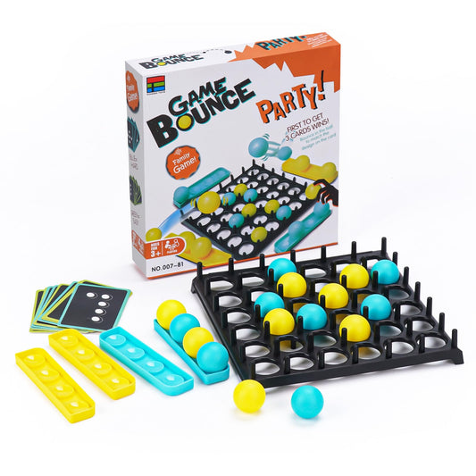 SNJHM Bounce Ball Party Game Table Jumping Ball Toys Funny Jumping Ball Tabletop Games Family Party Games Connect Board Games Desktop Bouncing Ball Adults and Kids Toys