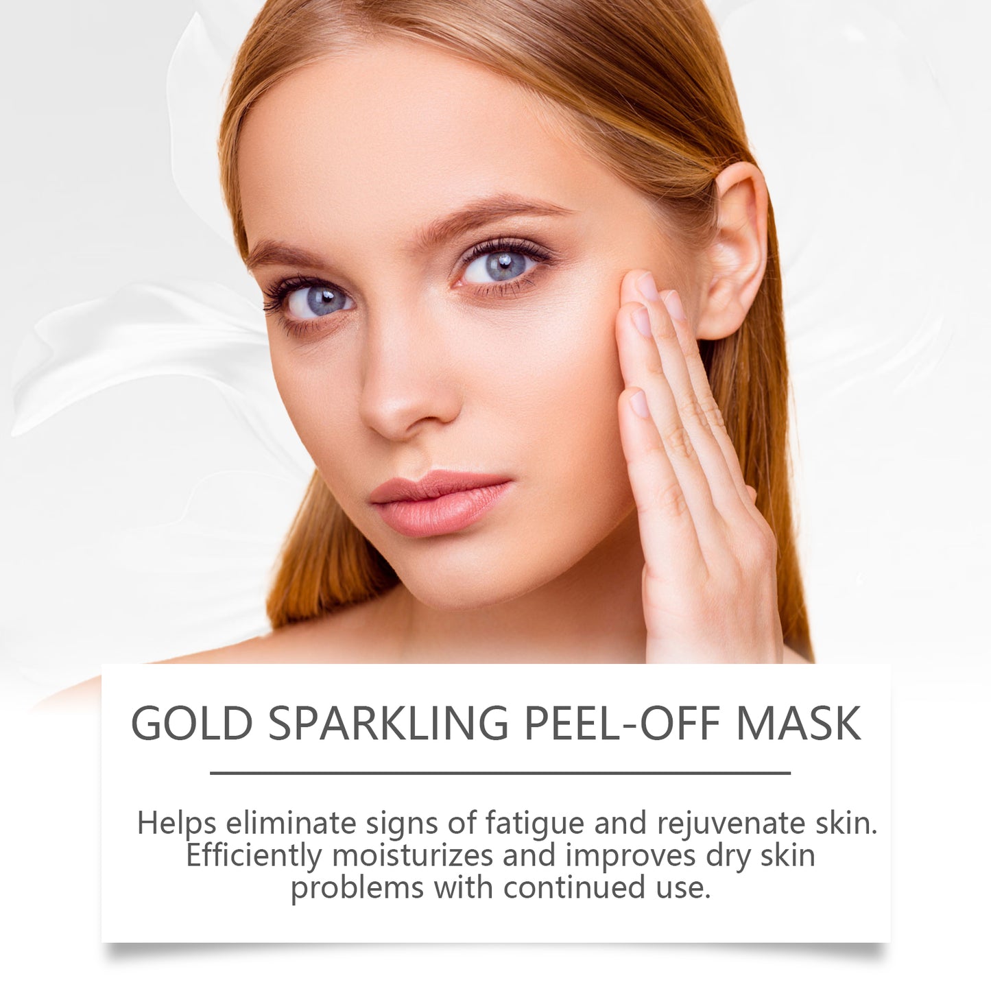 West Month Gold Peel Mask – 24k Gold Collagen Firming & Cleansing Mask