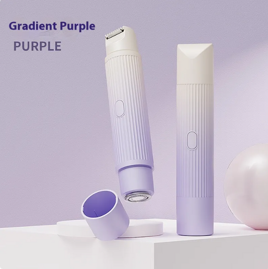 Dual-Head Electric Shaver for Women – Painless Hair Removal Anywhere