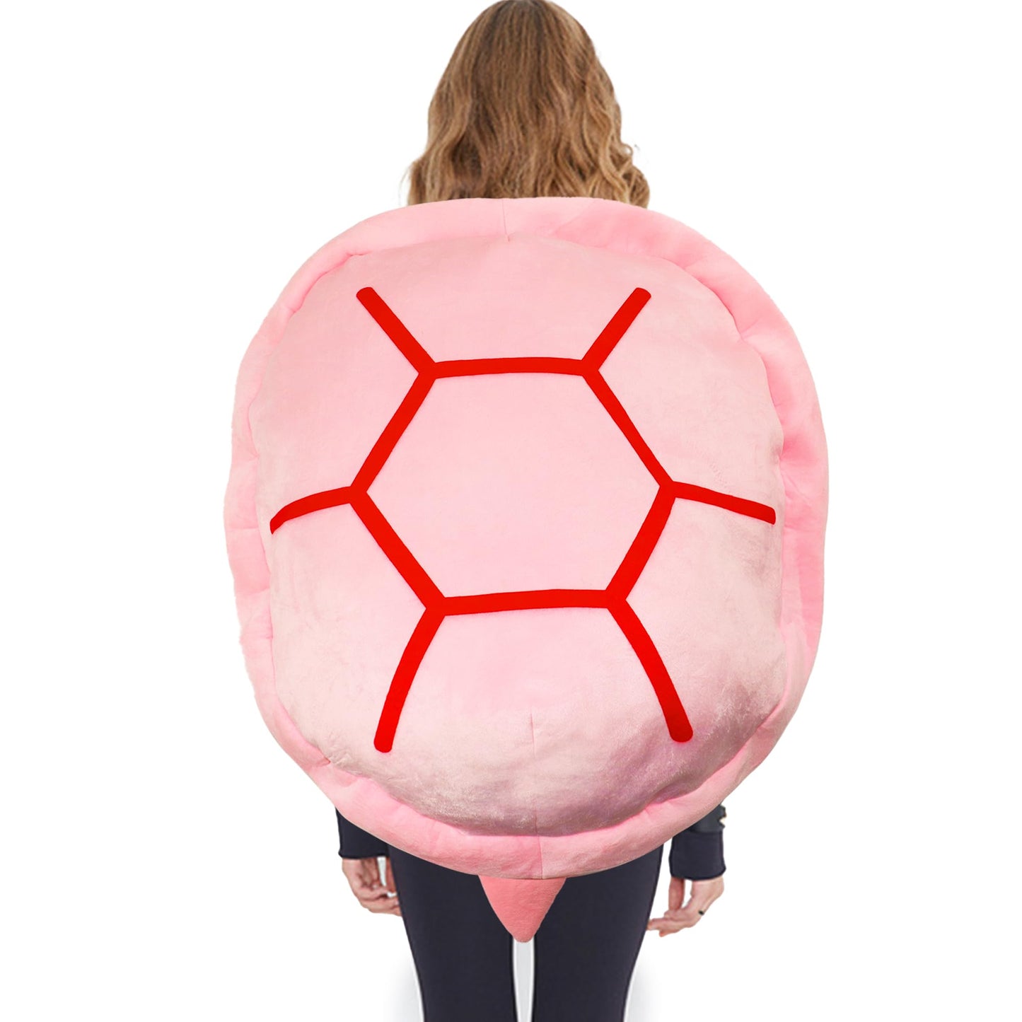 Cuecutie 40 Inch Wearable Turtle Shell Pillows Tortoise Shell Stuffed Animal Turtle Plush Cushion Toy Dress Up for Adult