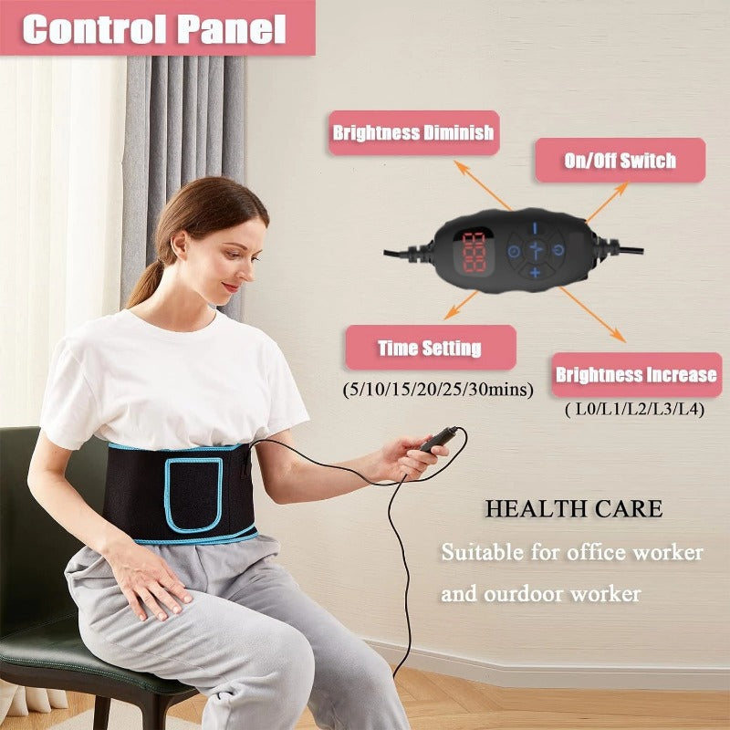 Red light therapy belt infrared belt protector overheating