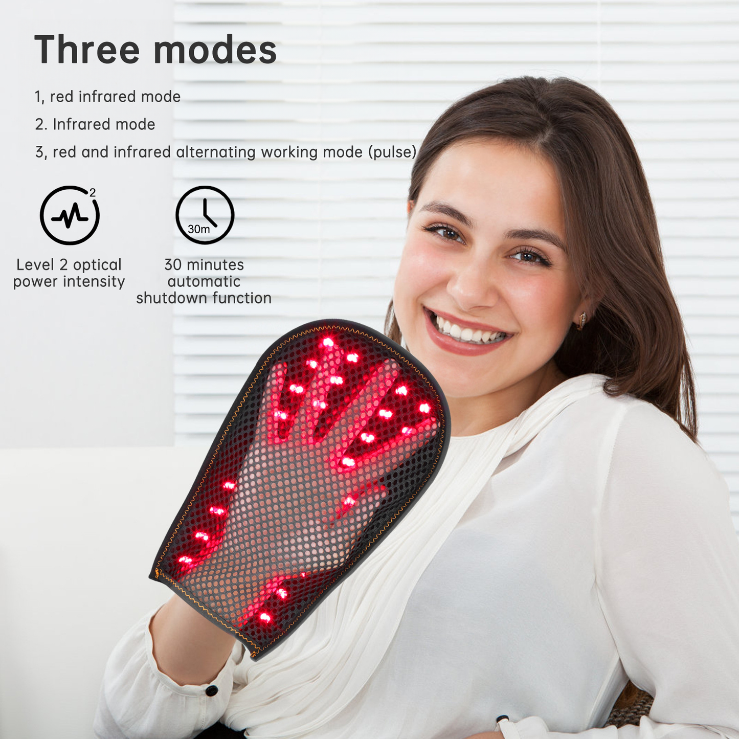 Near Infrared 660/850nm red light therapy hands for Pain Relief