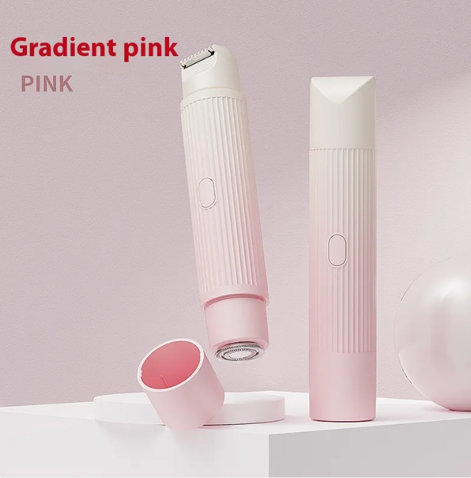 Dual-Head Electric Shaver for Women – Painless Hair Removal Anywhere