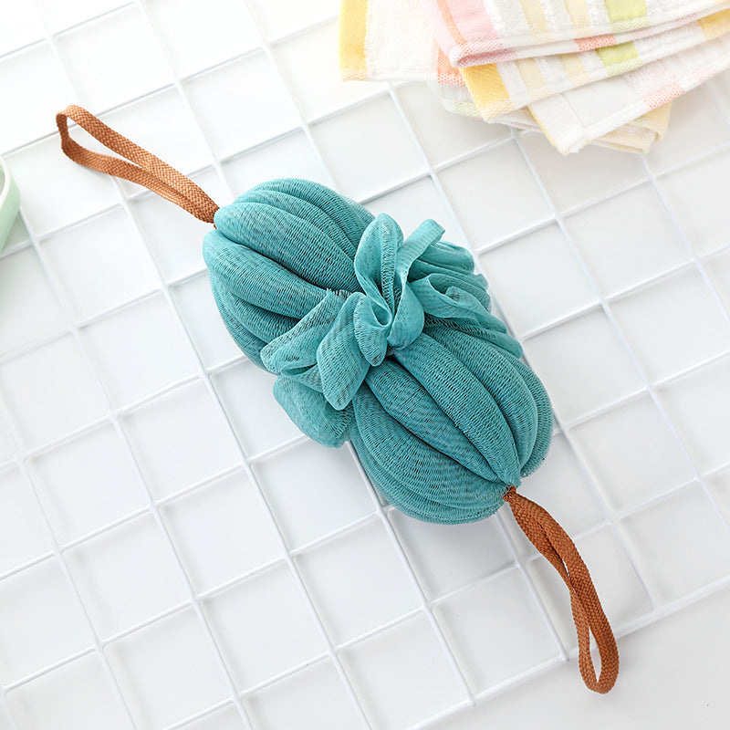 Large Japanese Bath Towel and Exfoliating Bath Ball