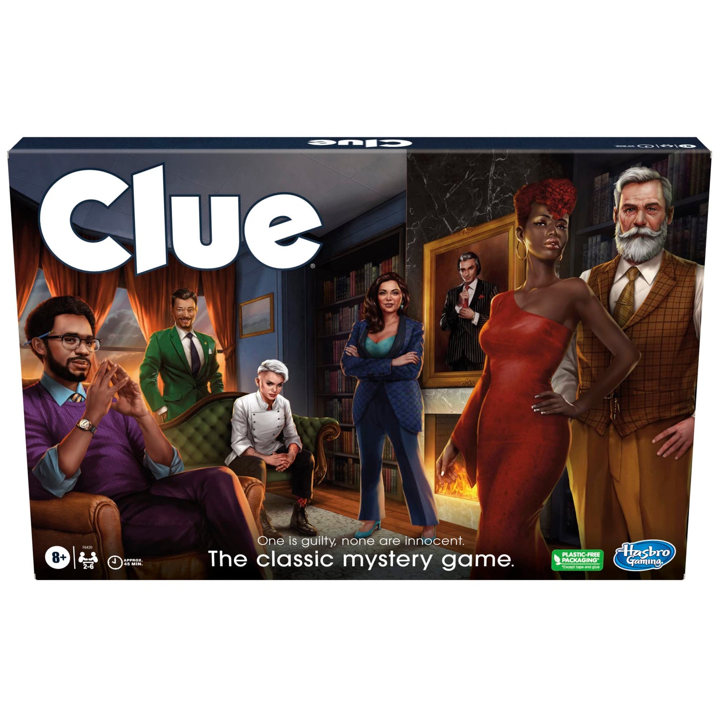 Hasbro Gaming Clue Board Game for Kids Ages 8 and Up Reimagined Clue Game for 2-6 Players Mystery Games Detective Games Family Games for Kids and Adults