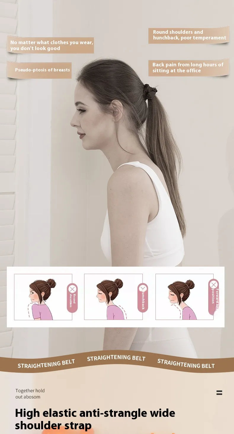 Back Posture Corrector Band – Invisible Support for Men & Women